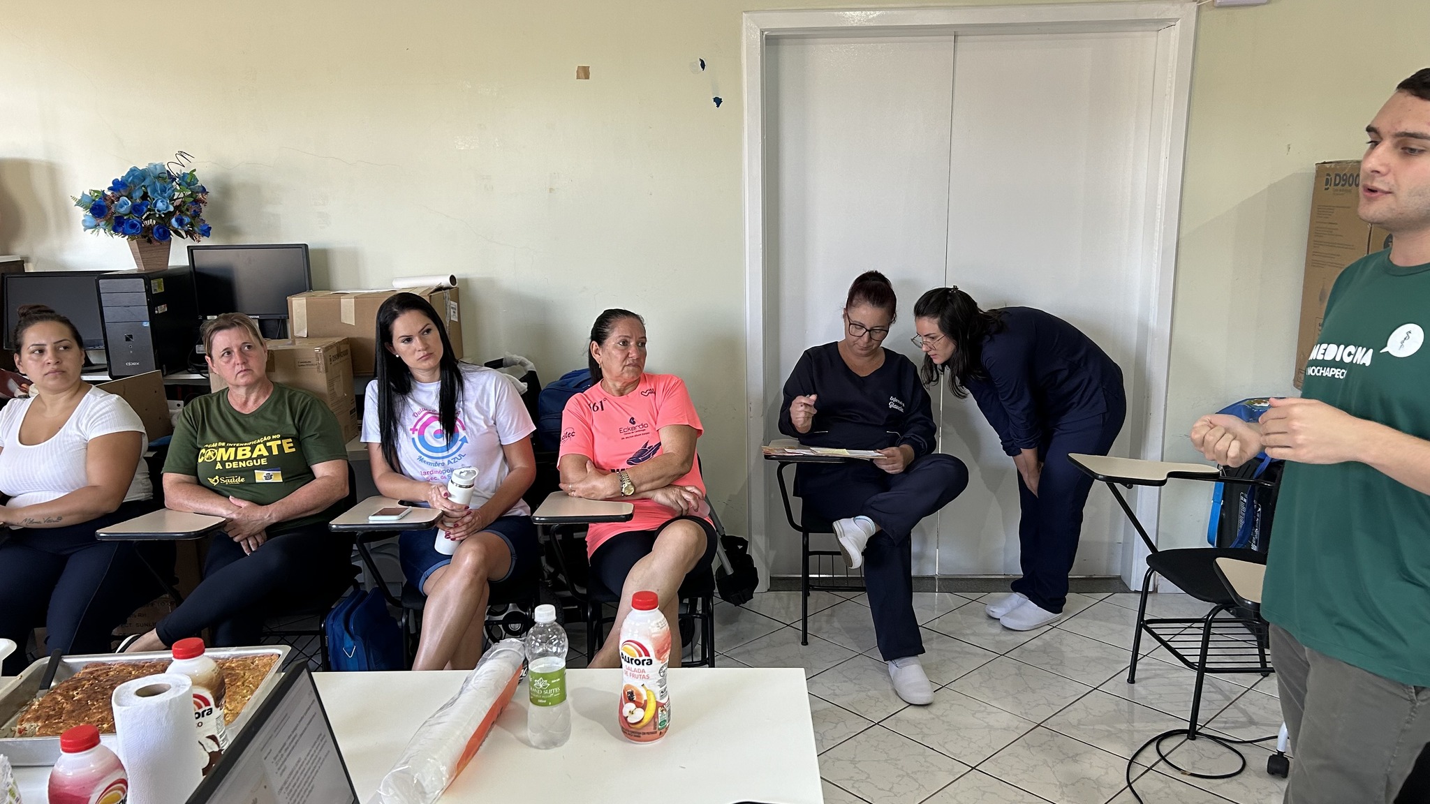 Gestantes recebem orientação sobre hipertensão e diabete