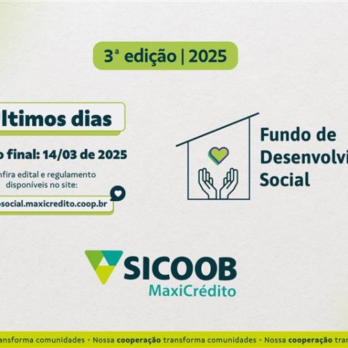 Fundo Social 2025: prazo para inscrição encerra dia 14 de março